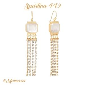 Spartina 449 Jewelry - Spartina 449 NEW Pearlescent Gold Fringe Earrings Spartina 449 Jewelry - Spartina 449 NEW Pearlescent Gold Fringe Earrings